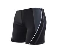 (Grigio-XL) Pantaloncini da bagno con coulisse interna e fodera, a vita media, da uomo e da adulto,