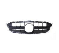 Griglia Paraurti Anteriore Compatible Con Benz Para W205 Clase C 2014 2015 2016 2017 2018 Para C180 C200 C250 C300 C350 Rejilla De Parachoques Superior Delantero De Coche Rejilla De Malla Para Capó(Bl
