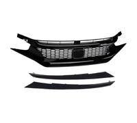Griglia Paraurti Anteriore Compatible Con Civic 10.a Generación 2016 2017 2018 2019 2020 2021 Parrilla Delantera Auto Parrilla Carreras Parrilla Divisora Parachoques Superior Capó Parrillas Malla(16