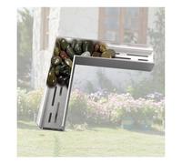 Griglie In Acciaio Inox Per Il Drenaggio Del Giardino,Canaletta Doccia,Griglia Scolo Acqua Piovana,Piscina, Marciapiede Kit, di e Connettore(B,H5*W10CM/H1.97*W3.94IN)