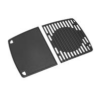 GriHero Juego de parrilla de hierro fundido y placa de parrilla para Urban Pro, Enders Urban, Explorer, Explorer Pro, 2 unidades, accesorios de parrilla de hierro fundido, buena conductividad térmica