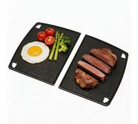 GriHero Plancha de hierro fundido para parrilla Enders Urban, Urban Pro, Explorer Pro, Explorer Pro, Explorer Gas Grill 32 x 24 cm, placa reversible 2 unidades