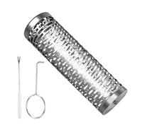 Grill Basket - Stainless Steel Kitchen Gadgets With Detachable Handle | Rolling Grill Basket For Veggies Men Dad Father Birthday Outdoor Cooking Camping