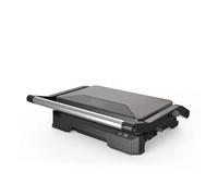 BLACK+DECKER - Parrilla Grill 1000W, Apertura 180°, Antiadherente, Plancha