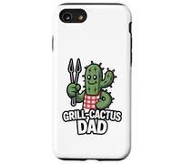 Grill Cactus Dad Funny Barbacoa Cactus Padre Carcasa para iPhone SE (2020) / 7/8