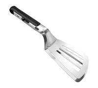 Grill Clamp Spatula - Stainless Steel Anti-scald Multi-functional Extended | Kitchen Flipping Cooking Tongs For Fish Bread Bbq Frying | Pancake Pies Pizza