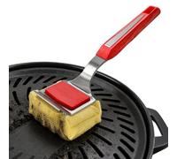 Grill Cleaning Brush, Stainless Steel Scraper, BBQ Grill Scrub Tool, Long Handle Safe Bristle Design for Deep Clean Use Outdoor Cooking Barbecue Picnic Kitchen Oven Stove Griddle Cleaner