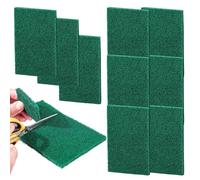 Grill Cleaning Pads - Dishwashing Scrubber Set, Scrubbing Pads with 10 Pieces Heavy Duty, Reusable Scrubber Kitchen Scrubbers, Remove Tough Stains Grease For Ideal For Pan Sink Cooktop Grill