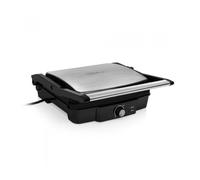 Tristar GR-2853 Parrilla eléctrica con superficie de cocinado de 29,7 x 23,5 cm, revestimiento antiadherente, fácil de limpiar, tapa flotante, libre de BPA y PFOA, apertura 180 º, 2000 W