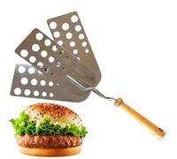 Grill Espátula - Espátula de empanada de carne | Espátula creativa de empanada de carne caliente | Turner de espátula de hamburguesa de acero inoxidable para pinball | Hamburguesa resistente al calor
