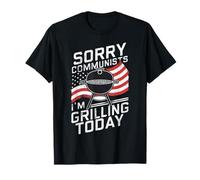 Grill Grill Lo siento Comunistas Estoy Asando Hoy USA Camiseta