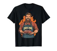 Grill King Flame Beard Edition. Camiseta