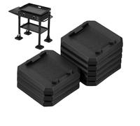 Grill Leveling Blocks -Lightweight Nonslip Griddle Leveling Shims 8 Pieces