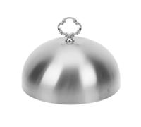 Grill Lids for Cooking Stainless Steel Lid Temperature Retention Oil-Proof Home 20x20x15cm 1Pcs