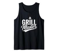 Grill Master - Divertido refrán para Barbacoa, Carne, Parrilla de Alimentos Camiseta sin Mangas