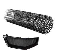 Grill Mesh,40 X13 Inch Front Grill - Aluminum Alloy Auto Grille Bumper 8x25mm Gull Hole, 1 Of The Most Multifunctional Shape Grids 100x33cm