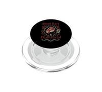 Grill Metalhead Parrilla Barbacoa Cocinar Skull Rock Dad Vibes PopSockets PopGrip para MagSafe