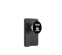 Grill Real Men Smell Like Barbacoa PopSockets PopWallet para MagSafe
