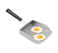 Grill Spatula Turner, Stainless Steel Flipper Tool, Anti-Scalding BBQ Shovel, 15.16x7.48 inches, Outdoor Cooking Accessory for Kitchen Backyard Party, Meat Steak Hamburger Pizza