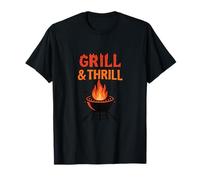 Grill & Thrill BBQ Bash Grill Diseño Gráfico Camiseta