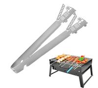Grill Tongs | 29Cm Stainless Steel Fire Trucks BBQ Barbecue Tongs Durable Kitchen Cooking Accessories | for Men Father Grandfather Home Indoor Outdoor Camping Grilling Party