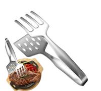 Grill Tongs Stainless - Heat Resistant Clamps, Long Handle Barbecue Tongs, Non Slip Cooking Grippers, Heavy Duty Kitchen Utensil | Stainless Steel Grill Tong, Ideal For Barbecue Picnic Buffet