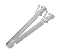 Grill Tongs - Stainless Steel BBQ Tongs, 29cm Fire Truck Design with Heat-Resistant Handle, Barbecue Accessories with Non-Slip Grip, Kitchen and Outdoor Cooking, Grilling Tools for Men, Father