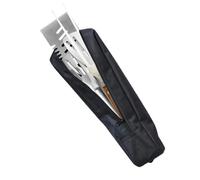 Grill Utensil Storage, Outdoor Cookware Pouch, Portable, Oxford cloth, Multfunctional Cookware Bag for Picnic Outing, Catering, RV Cooking, Backpacking, Camping Trips, Tailgating Necessity, 57x10x10cm