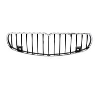 Grilla delantera Grilla GRILL ABS Mesh Style Chrome Platado de lujo negro brillante para Quattroporte 2014 2017
