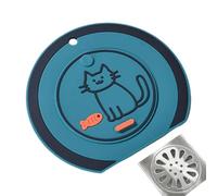 Grille Anti-Cheveux Pour Douche | Bouchon Anti-Odeur Accessoires De Bain,Bouchon Lavabo Cuisine Couvert Évier Salle De Bain | Adapté Au Sol Buanderie Sous-sol Maison Appartement Camping-Car