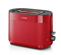 Bosch TAT2M124 tostadora 6 2 rebanada(s) 950 W Rojo