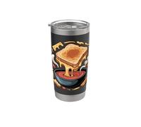 Grilled Cheese and Tomato Soup Comfort Food Vaso térmico de acero inoxidable de doble pared