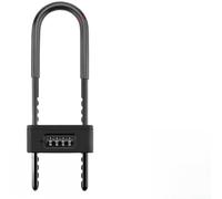 Grillete anticorte de bloqueo de puerta resistente para uso en exteriores | Código reajustable de 4 dígitos, 10000 combinaciones, no necesita llaves, para una fácil configuración