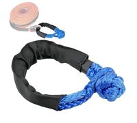 Grillete Blando de Remolque,Grilletes sintéticos para Correas de Remolque - Cuerda de grillete Suave sintética de 38,000 LB con Mangas adicionales para recuperación de ATV de rem