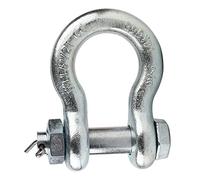 Grillete de anclaje Tipo de acero de aleación de alta resistencia con tuerca, piezas de máquina de elevación de barcos, capacidad de carga 2T 3,25t 4,75t 6,5t opcional, (6,5t)