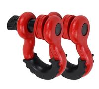 Grillete de remolque de remolque - Grillete de recuperación todoterreno resistente | Grilletes de arco grandes 4000 libras de resistencia a la rotura gancho de remolque de rescate al aire libre