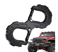 Grillete de remolque en forma de S de 9,5 mm para camiones, alta resistencia, 15 toneladas de capacidad, gancho para cabrestante para vehículos, barcos, equipos de rescate, remolques, ATV, camión