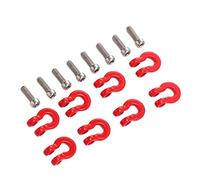 Grillete de Remolque RC de Metal Duradero para Automóvil Axial Scx24 1/24, Gancho de Parachoques Trasero Delantero Resistente para Modelo de Control Remoto, Gancho de Remolque de Hierro