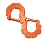 Grillete de remolque resistente en forma de S, perfecto para recuperación todoterreno y remolque de vehículos con seguridad mejorada (naranja)