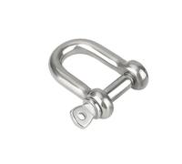 Grillete en D de acero inoxidable 304/316, anillo de grillete en D M4-M38, grillete extendido 0,12-12T for aparejos(1pc M8 500kg load(316))