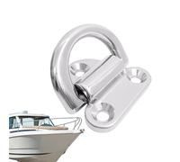 Grillete En D, Grillete Plegable de Cadena Acero Inoxidable, Accesorios para Plataforma De Camioneta Y Puerta Trasera para Izado, Vela Náutica, Usos Exteriores, Uso Versátil