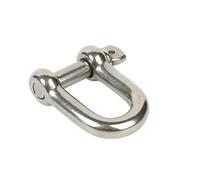 Grillete en Forma de D 1/2 Uds M4/5/6/8/10/12/14 304 grillete tipo D de acero inoxidable arco U anillo elevación alta resistencia hebilla conexión cadena fija(M16 1pcs)