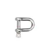 Grillete en Forma de D Anillo de elevación acero inoxidable 304, grillete tipo D, cadena cuerda alambre M4/M5/M6/M8/M10-M20(M10 D 1PCS)