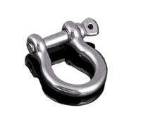 Grillete en Forma de D Grillete tipo arco D, 4mm, 5mm, 6mm, 8mm, 10mm, 12mm, 14mm, 16mm, cadena fija de conexión grillete acero inoxidable 304, 1 Uds(M12)