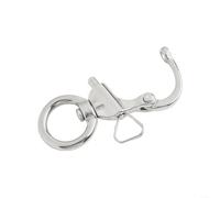 Grillete giratorio de acero inoxidable de 2 5 pulgadas para aparejo de fianza de liberación rápida en vela y escalada