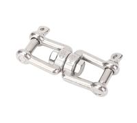 Grillete Giratorio de Doble Extremo de Acero Inoxidable, Anillo en Forma de 8, Conector Marino, Yate para Barco (8mm)