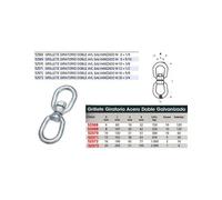 Grillete giratorio doble avl galvanizado m-20 3-4