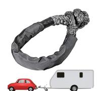 Grillete suave de remolque, grilletes suaves sintéticos para correas de remolque, grilletes de 3800 libras con funda sintética resistente, accesorios de cabrestante de remolque