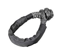 Grillete suave sintético de resistencia a la rotura 41,000 lb Grilletes resistentes 1/2 "x 22 pulgadas con funda protectora for recuperación vehículos Alta Estabilidad(Nero)