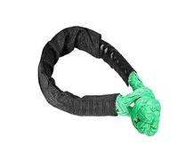 Grillete suave sintético de resistencia a la rotura 41,000 lb Grilletes resistentes 1/2 "x 22 pulgadas con funda protectora for recuperación vehículos Alta Estabilidad(Groen)